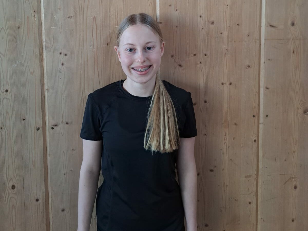 Spielerin Marlene der U15 weiblich des Volleyballclub Esternberg